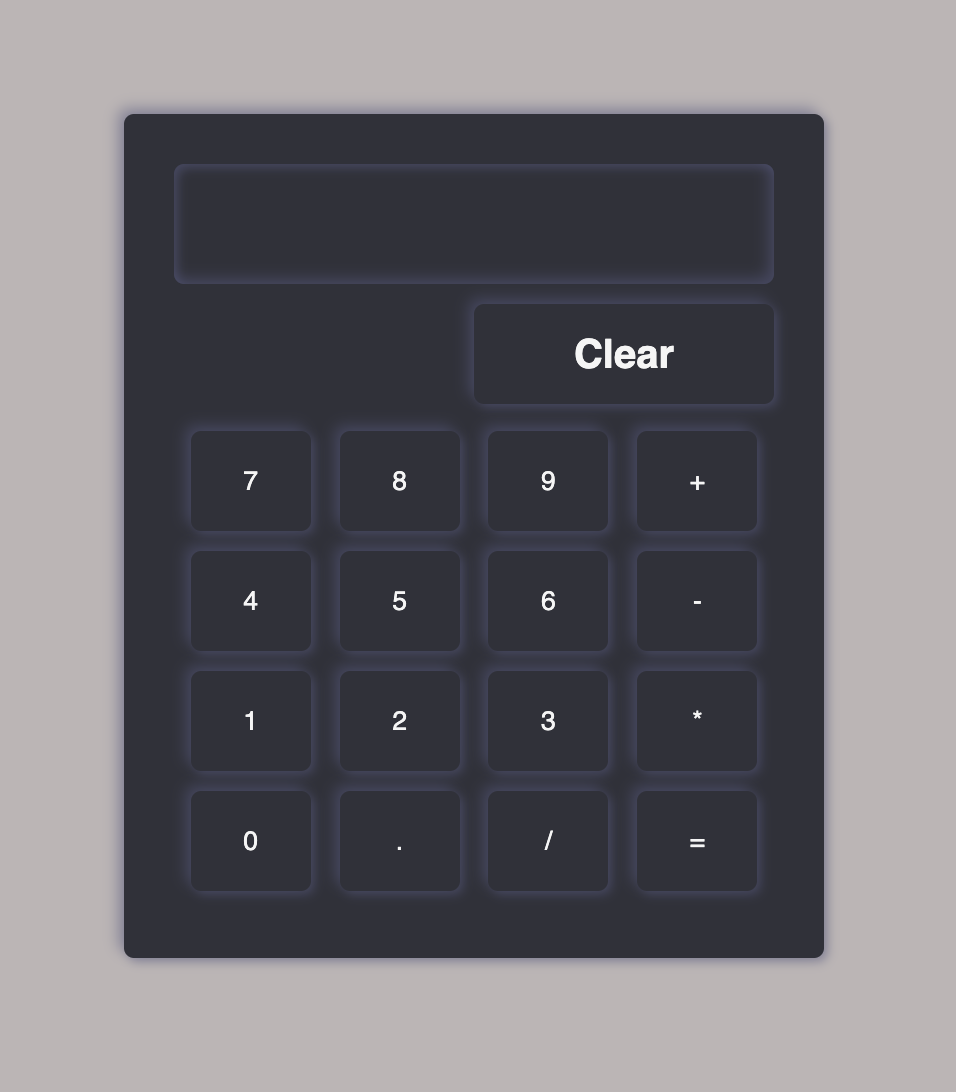 Calculator with JavaScript